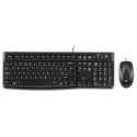 Logitech MK120 corded Desktop black USB (US)