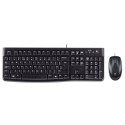 Logitech MK120 corded Desktop black USB (US)