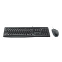 Logitech MK120 corded Desktop black USB (US)