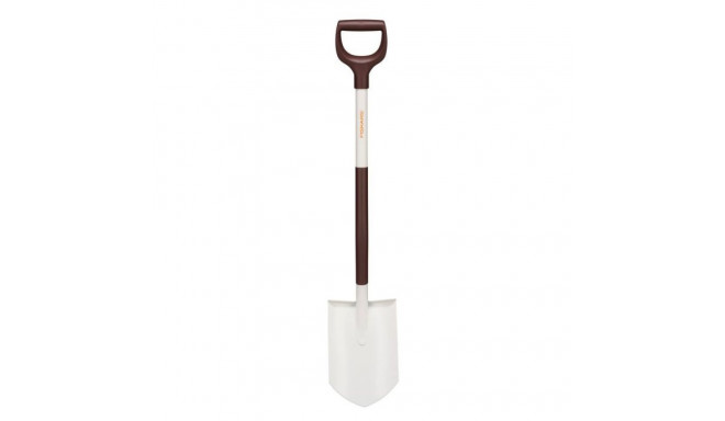 FISKARS WHITE shovel, 105 cm, pointed, lightweight