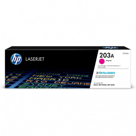 HP LaserJet originaaltoonerikassett 203A, magenta