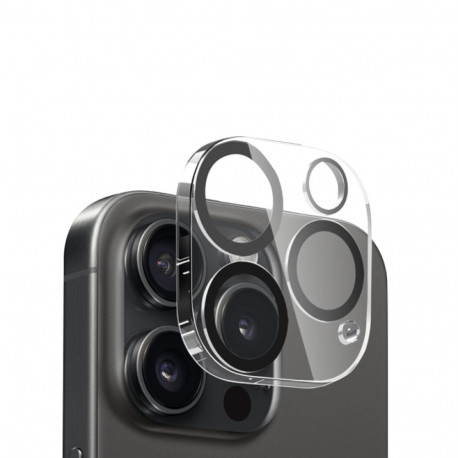 Crong Lens Shield - Szkło na aparat i obiektyw iPhone 16 Pro / iPhone 16 Pro Max / iPhone 15 Pro / i