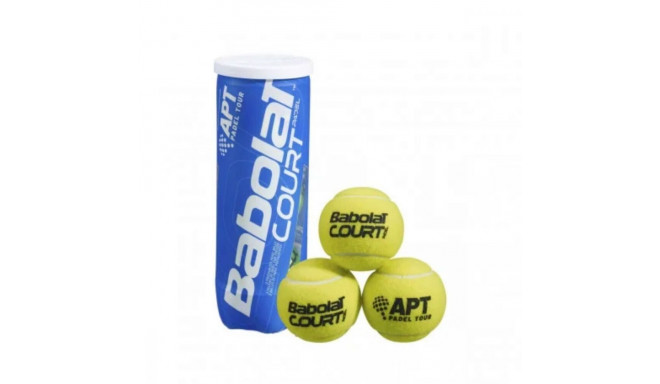 Padelipallid Babolat COURT PADEL X3 kollane