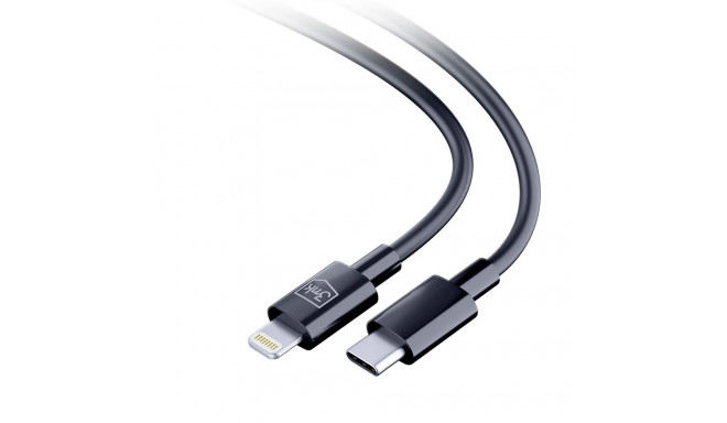 3mk Hyper Cable USB-C / Lightning 20W 1.2m - black