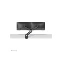 NEOMOUNTS Next Slim Desk Mount double display topfix clamp/grommet black