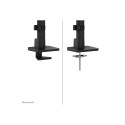 NEOMOUNTS Next One SL Desk Mount double display sliding VESA topfix clamp/grommet black