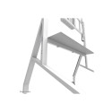 NEOMOUNTS Move Go XL Mobile Floor Stand fast install height adjustable white