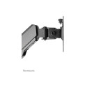 NEOMOUNTS wall mounted sit-stand workstation Screen Keyboard & Mouse