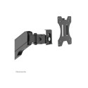 NEOMOUNTS wall mounted sit-stand workstation Screen Keyboard & Mouse