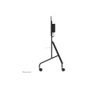 NEOMOUNTS Move Go XL Mobile Floor Stand fast install height adjustable black