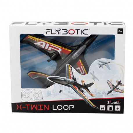 FLYBOTIC raadioteel juhitav lennuk X-Twin Loop, 29cm