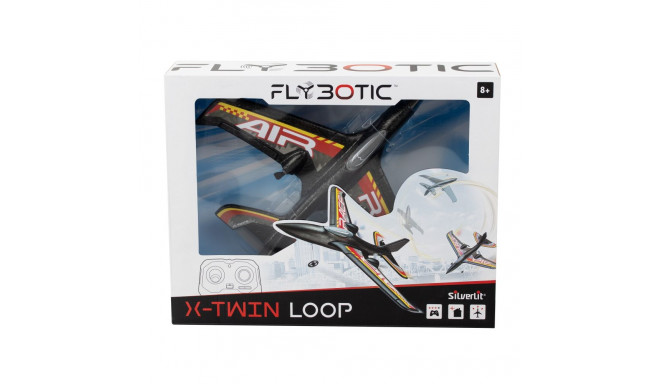 FLYBOTIC Radio vadāma lidmašīna X-Twin Loop, 29 cm