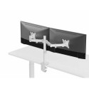 Equip 17&quot;-32&quot; Articulating Dual Monitor Desk Mount Bracket, White