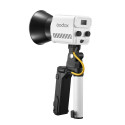 Godox ML60II BI Portable LED Lightï¼Bi Color) with AK B01 Holding Handle and Battery Support Kit