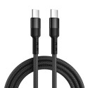 Caruba USB C to USB C 60W Cable 30cm Black