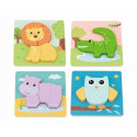 WOODEN GAME CHUNKY ANIMAL PUZZLE