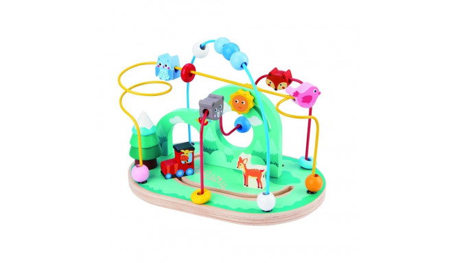 WOODEN GAME FOREST BEAD MAZE