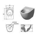 WC SEAT OPTIMA SLIM TOILET OPTIMA