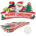 LED jõulud ripptuled Merry Christmas kaunistus 45cm