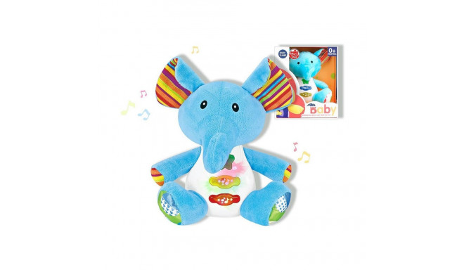 Musical Plush Toy Reig Elephant 15 cm