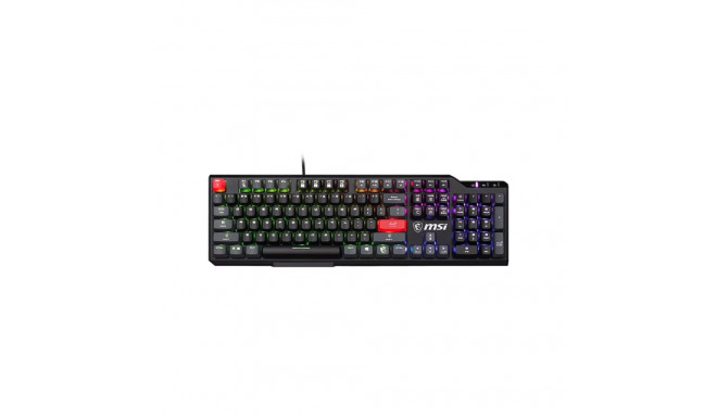 MSI | VIGOR GK41 DUSK LR US | Gaming keyboard | Wired | US | Black | Kailh Red