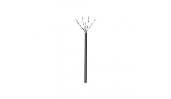 Goobay Outdoor Network Cable | CAT 6 U/UTP | AWG 24/1 | Cable length: 100 m | Black