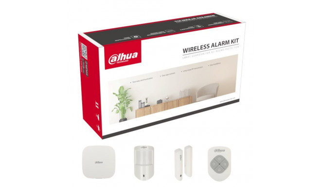 Dahua Technology ART-ARC3000H-03-FW2(868) security alarm system Wi-Fi White