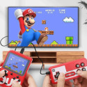 RoGer Retro mini Game console with 400 games, 3 inch color screen, TV output / Red + Remote