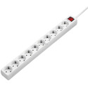 Hama Power Strip  10 ligzdas  3 m  balta - Pagarinatajs