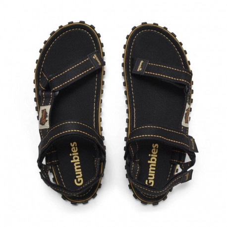 Gumbies Tracker Sandals Unisex Black M GU-SATRA001 (42)