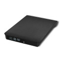 External DVD RW recorder USB 3.0, Black