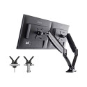 IIYAMA ACC Flexible desk mount with clamp or grommet for dual monitor 10i-27i height adj. gas spring