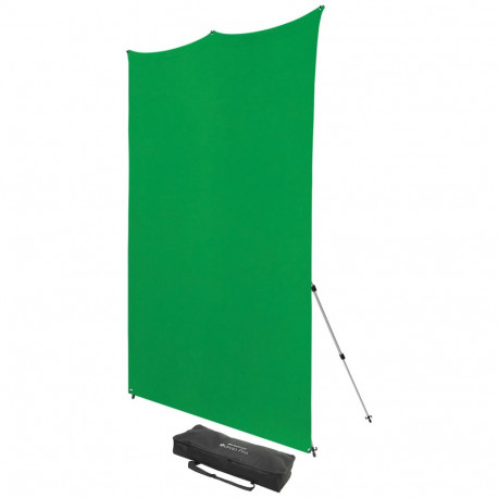 Westcott X Drop Pro Kreukbestendige Achtergrond Kit Chroma Key Green Screen (8' x 8')