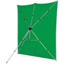 Westcott X Drop Pro Kreukbestendige Achtergrond Kit Chroma Key Green Screen (8' x 8')