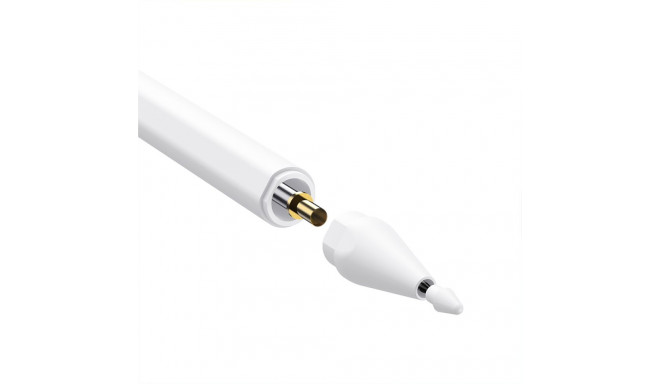OS-Baseus Smooth Writing 2 Series Stylus Lite with LED Indicators, Moon White (Active version with t