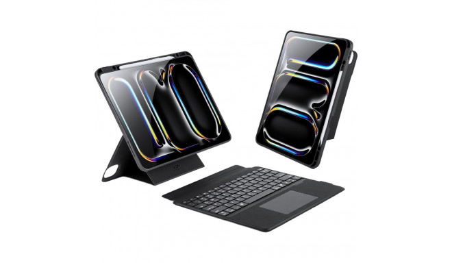 DUX DUCIS case DK foldable with Wireless Keyboard for iPad Pro 13 (2024) black