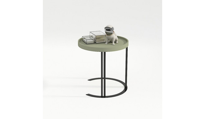 Side table KEIRA D50xH50cm, green