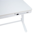 Desk ERGO with 1 motor 120x60xH72-121cm, white