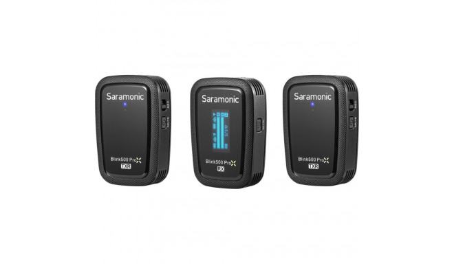 Saramonic Blink 500 ProX B2R 2.4GHz Dual-Channel Wireless Microphone System with Charging Case