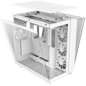 NZXT H9 Flow All White, tower case (white, tempered glass)