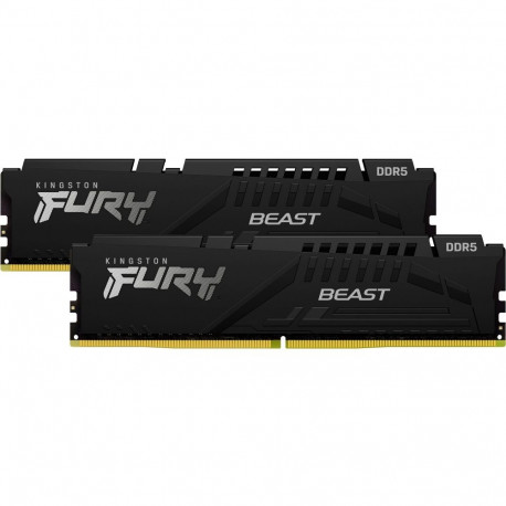 DIMM 16 GB DDR5-5600 (2x 8 GB) Dual-Kit (schwarz, KF556C36BBEK2-16, FURY Beast, AMD EXPO)