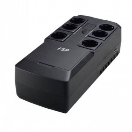FSP NANOFIT 600 600VA/360W,WITH USB POWER, LED, INPUT/VOLTAGE RANGE: 180-270VAC, INPUT FREQUENZ 60/5