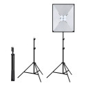 Studio set Puluz softbox 50x70cm, tripod, LED bulb 4 pcs PU5071EU