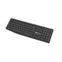 NATEC SQUID keyboard Mouse included Home/Office USB QWERTY US International Black