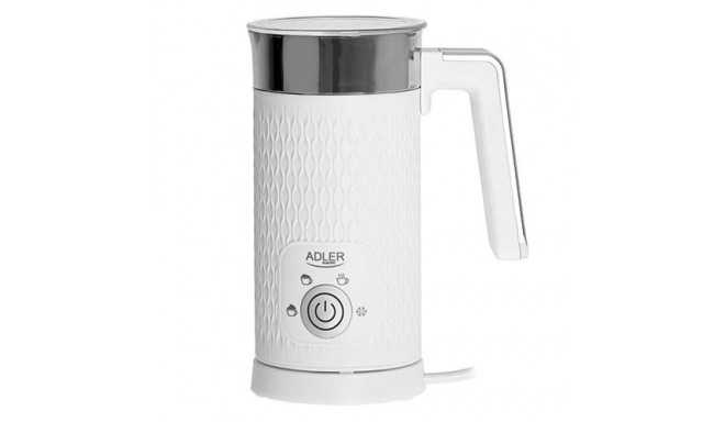 Adler AD 4494 milk frother/warmer Automatic Metallic, White