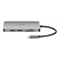 D-LINK DUB-M810 8-ühes USB-C 3.0 jaotur HDMI/Gigabit Ethernet adapter