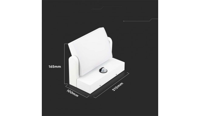 V-TAC 17W LED fassaadivalgusti liikumisanduriga valge IP65 VT-11020S 3000K 2520lm