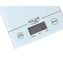 Adler AD 3138 w White Countertop Rectangle Electronic kitchen scale