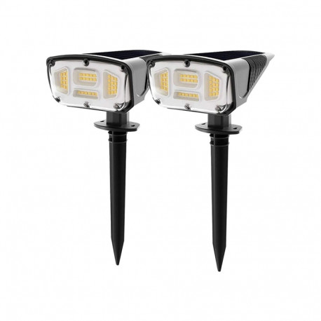 70-296# päikesepatareiga led maasse paigaldatav prožektor sl-26 2 tk. (4 tk.)