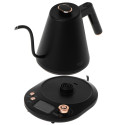 Adler Kettle | AD 1349 | Electric | 1100 W | 1 L | Stainless steel | 360° rotational base | Black/Go